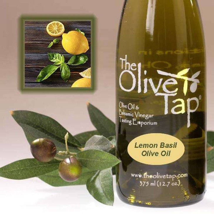 Lemon Basil Olive Oil from The Olive Tap