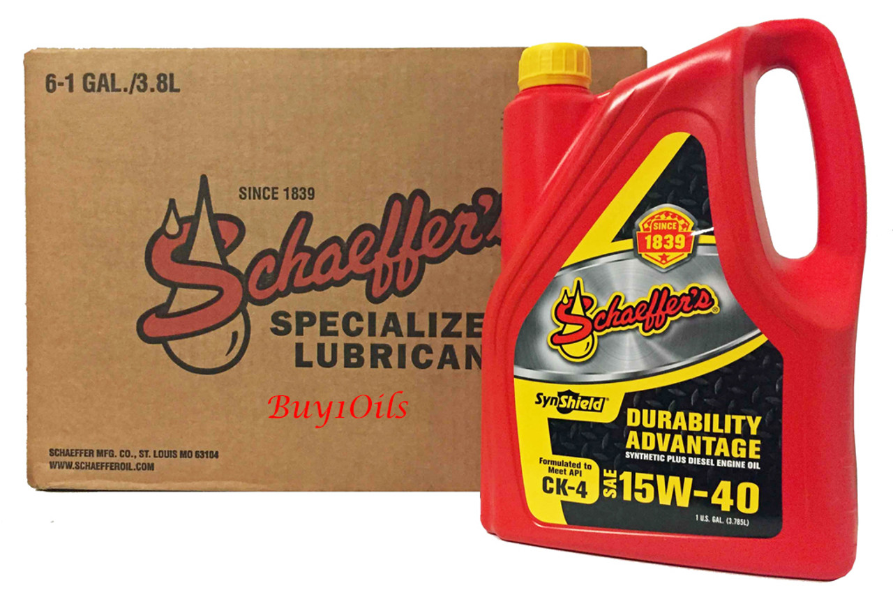 Schaeffer 700CK4006 SynShield Durability Advantage 15W40 3x6GC