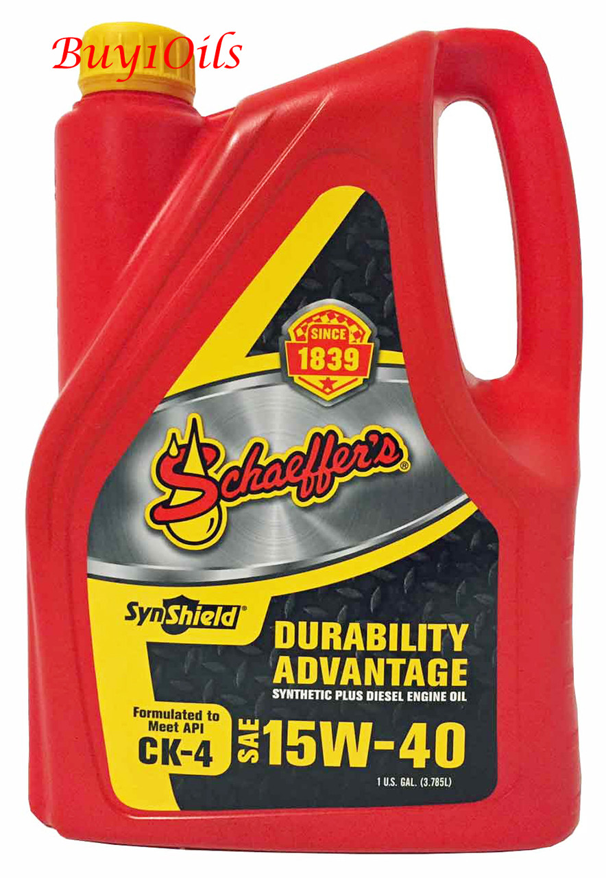 Schaeffer 700CK4-006 SynShield Durability Advantage 15W-40 | 3x6-GC