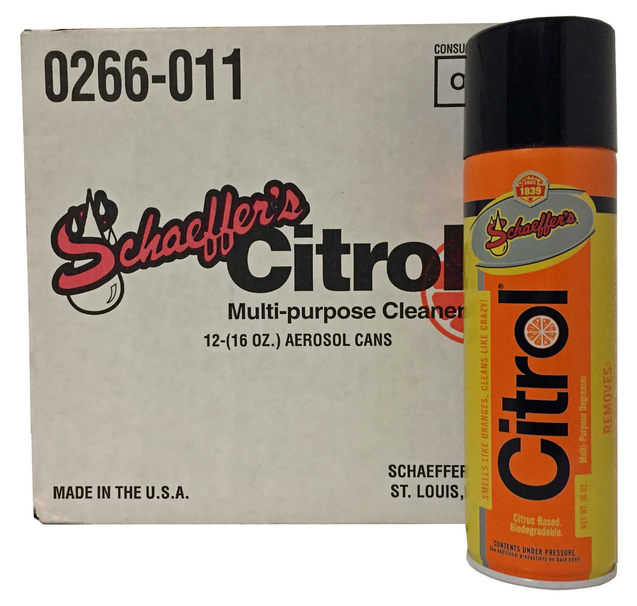 Schaeffer 266-004 Citrol Cleaner and Industrial Degreaser (4-Gallons)