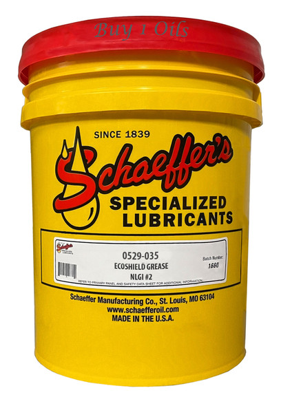 Schaeffer 05292-035 Ecoshield Biodegradable Grease NLGI #2 (35-lb pail)