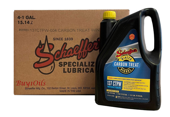 Schaeffer 0137CTPW-004 CarbonTreat Premium Winter Diesel Treatment (4-Gallon case)