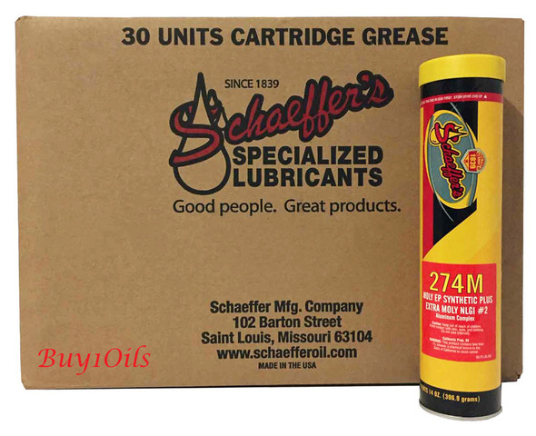 がま磯fx markII 0.8-54 Schaeffer 274 Moly EP Synthetic Plus Grease | Buy1Oils | 30