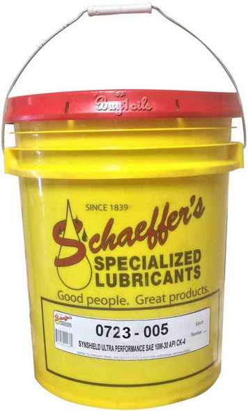 Schaeffer 0723-005 SynShield Ultra Performance 5W-30 CK-4 (5-Gallons)