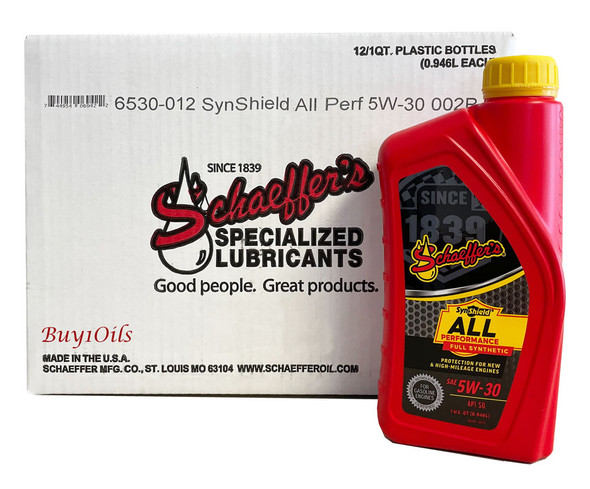 Schaeffer 6530-012 SynShield All Performance Synthetic 5W-30 | 12-QC