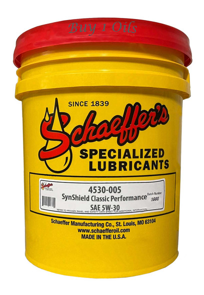 Schaeffer's 4530-005 SynShield Classic Performance 5W-30 | 5-G