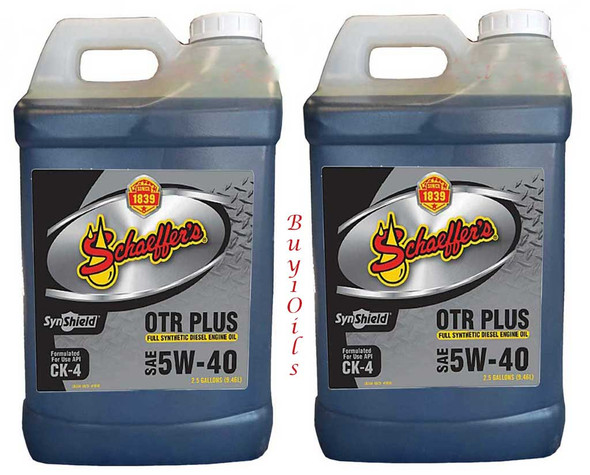 Schaeffer 9000-003 SynShield OTR Plus Full Syn 5W-40 | 2X2.5GC