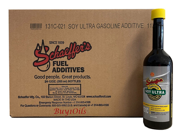 Schaeffer 0131C-021 SoyUltra Gasoline Additive (24-12oz case)