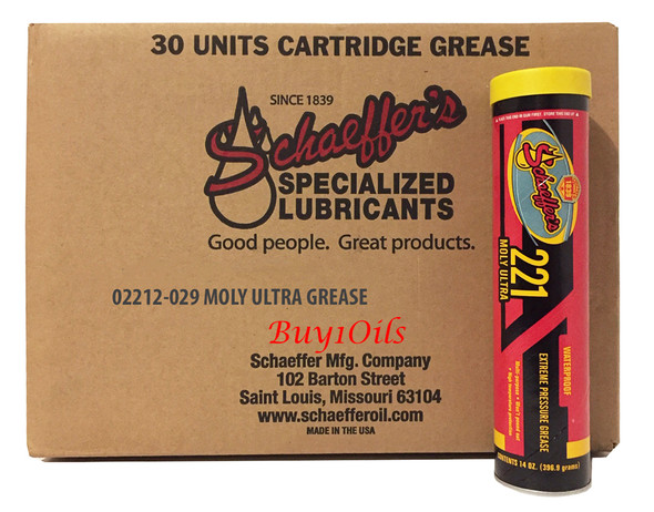 Schaeffer 274M2 EP Synthetic Plus Grease Extra Moly | 30 Tubes