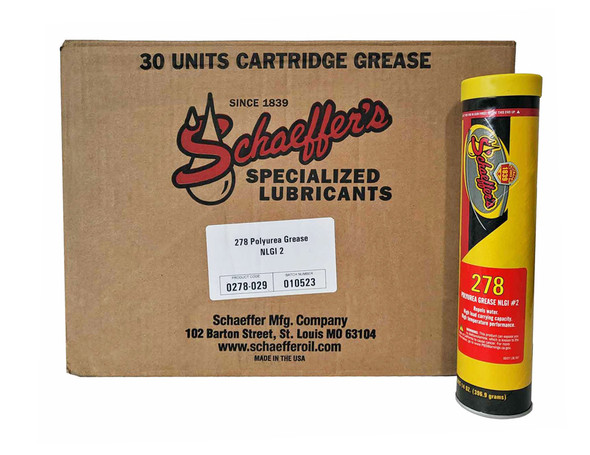 Schaeffer 0278-029 Polyurea Grease NLGI #2 (30-Tube Case)