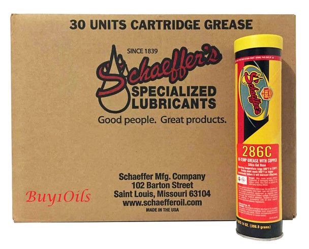 Schaeffer 0286C-029 Extreme Hi-Temp Grease With Copper (30-Tubes)