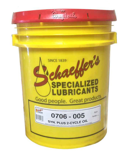 Schaeffer 0706-005 Supreme 7000 Synthetic Plus 2-Cycle Oil TC-W3 ( 5-Gallons)