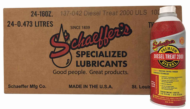 Schaeffer 0137-042 Diesel Treat 2000™ Ultra Low Sulfur (24-Pint case)