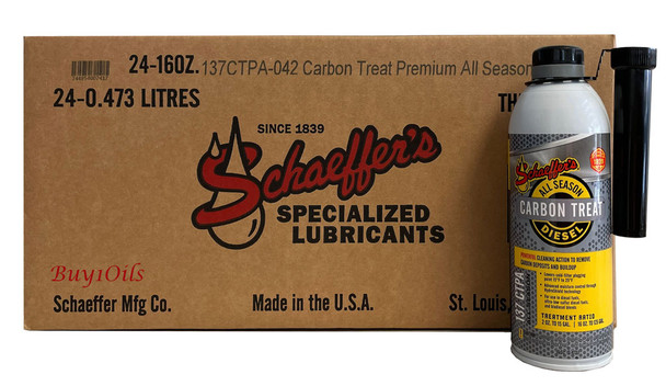 Schaeffer 0137CTPA-042 CarbonTreat™ Premium All Season Diesel Treatment (24-pint case)