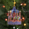 3D Pop-Up Christmas Card –  Carousel Baubles Card and Decorative Hanging Ornament – Luxury Holiday Card for Family, Kids, Someone Special