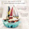 3D Pop-Up Card - Sailing Pirouette Card - Luxury Greetings Card for Him, Dad, Family, Birthday, Any Occasion