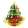 3D Pop-Up Christmas Card - Christmas Tree Pirouettes Card - Luxury Holiday Card for Family, Kids, Someone Special, Him, Her