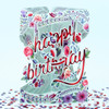 Swing Cards - Happy Birthday - Floral