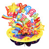 Pirouettes Card - Happy Birthday - Shooting Stars