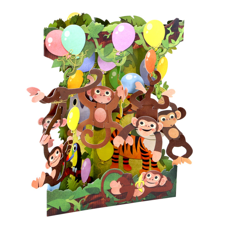 SC142 – Swing Cards - Monkey Party