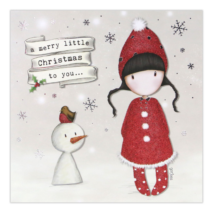 XGJ004 – Gorjuss Christmas Collection - A Merry Little Christmas To You (Snowman)