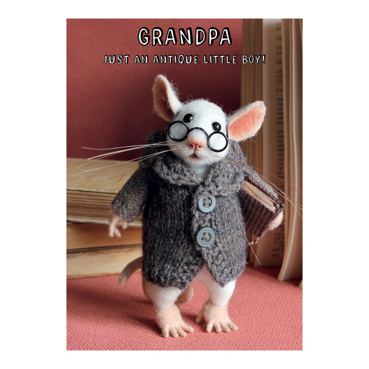 SQ010 – Tiny Squee Mousies - Grandpa - Just An Antique Little Boy