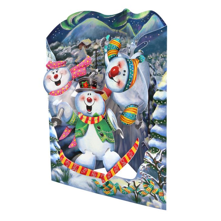 XSC196 – Swing Cards - Snowmen