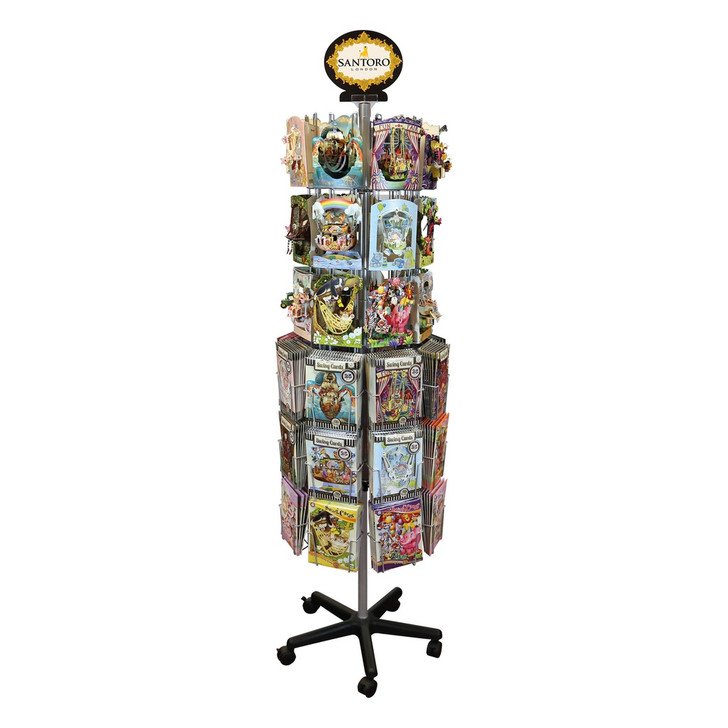 Swing Card Retail Display Spinner With Header (24pkt):6450