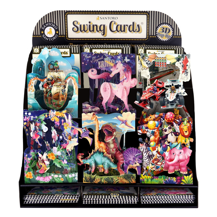 Swing Cards - Kids Selection - Stocked Countertop Display:8481