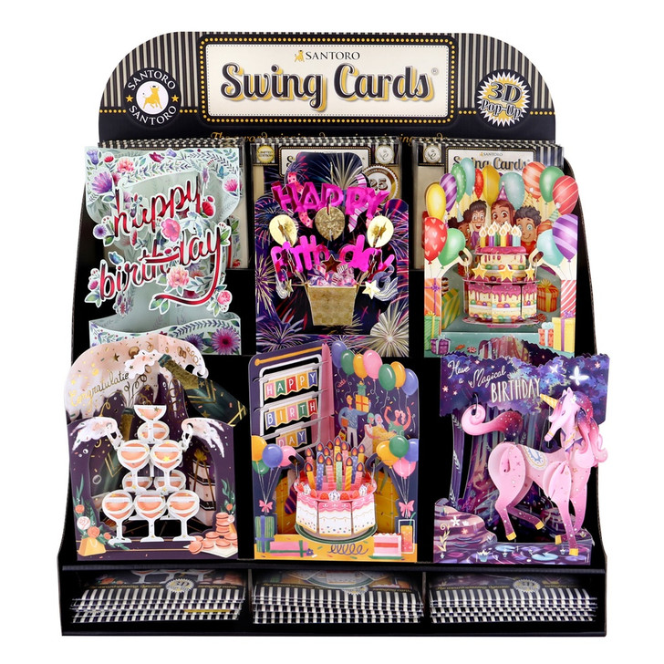 Swing Cards - Celebration Selection - Stocked Countertop Display :8498