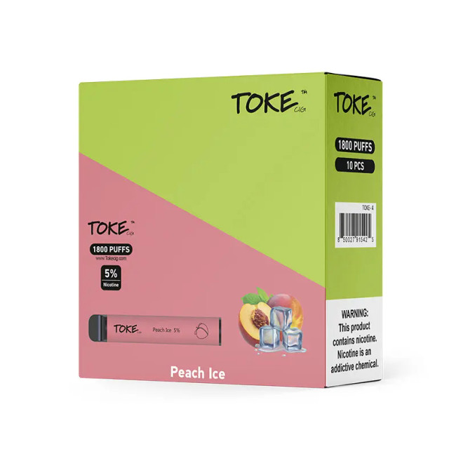 Toke Peach Ice 1.8k Box 10pcs