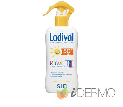 Ladival FPS 50+ niños y pieles atópicas fotoprotector spray 200 mL