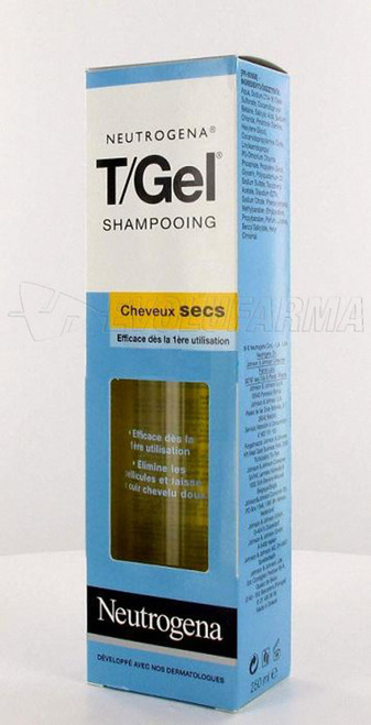 Neutrogena champú anticaspa cabello seco. 250 mL.