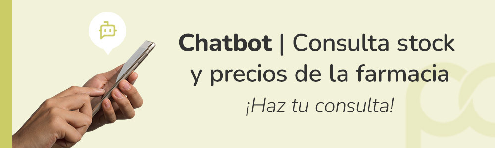 Chatbot, consulta stock y precios de la farmacia dra prado ayala, en Madrid