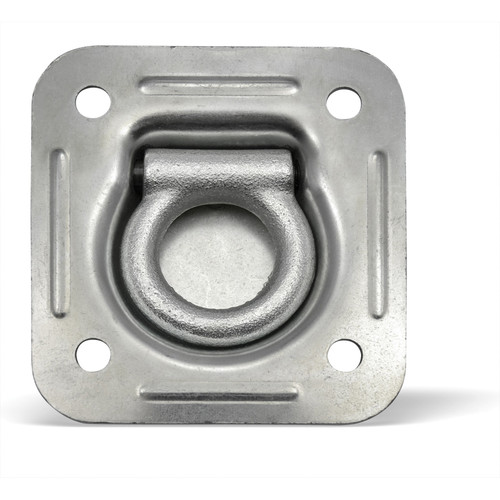 Square Recessed Floor Ring w/ Rounded Mounting Holes