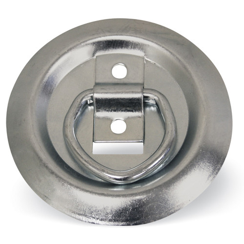 Round Pan Fitting w/ D-Ring - Steel Base