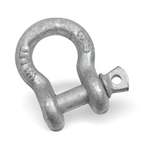 5/16" Forged Screw Pin Anchor Shackle (Carbon Body/Alloy Pin)