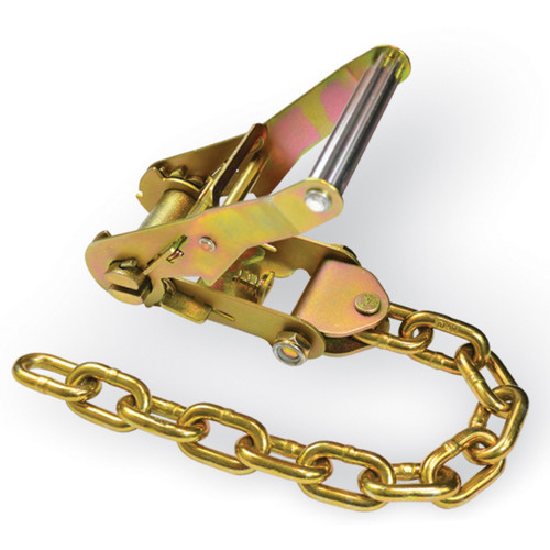 2" Wide Handle Ratchet w/ 12" of 5/16" G70 Chain Attached to Bolt