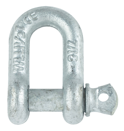 SGC437 - 7/16" Screw Pin Shackle - Galvanized