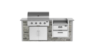 Outdoor Grill Island Kits BBQ Island Kits RTA Outdoor Living