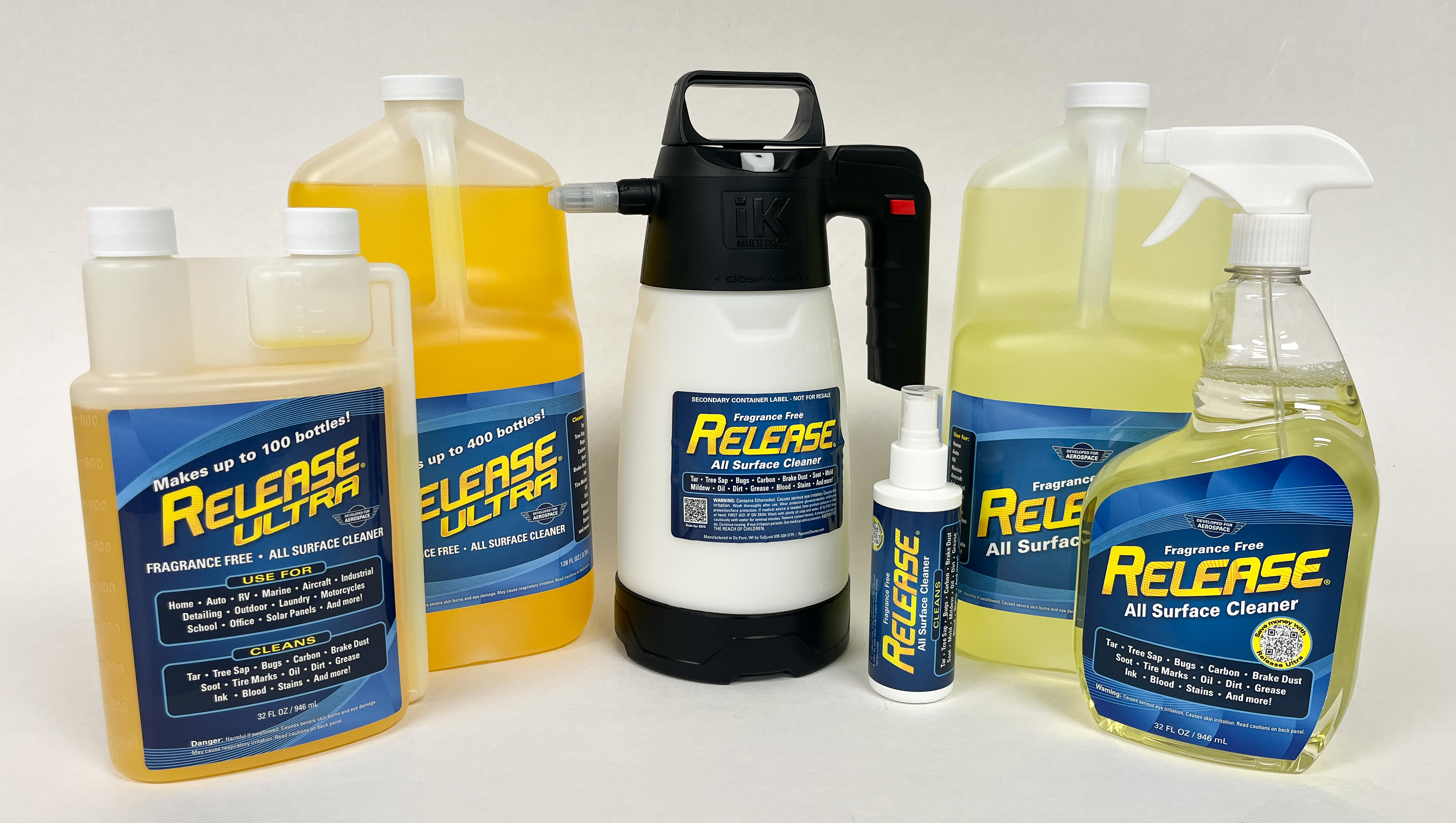Release Cleaner product lineup