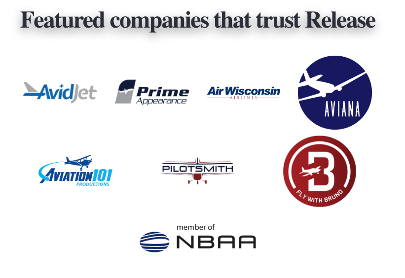 Featured aviation companies that trust Release