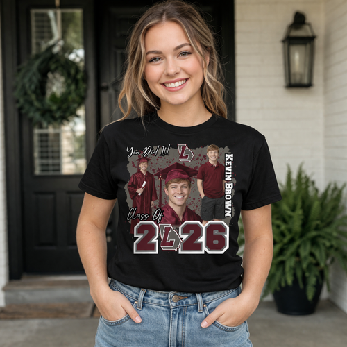 You Did It Custom Graduation Photo T-Shirt