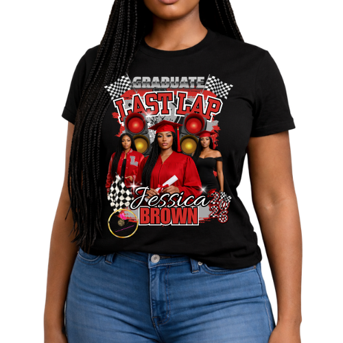 Last Lap Graduate Tee