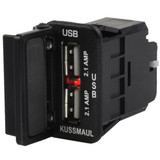 Kussmaul Weather Proof USB Dual Port Charger, 4.8 Amps