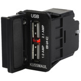 Kussmaul Weather Proof USB Dual Port Charger, 3.1 Amps