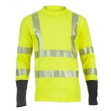 True North Power Dry Dual Hazard Hi-Vis Yellow Shirt