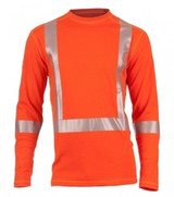 True North Pro Dry Long Sleeve Hi-Vis Orange Shirt