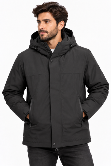 Viramano Men’s Hooded Utility Jacket