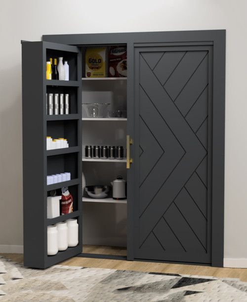 Double door shop pantry cabinet